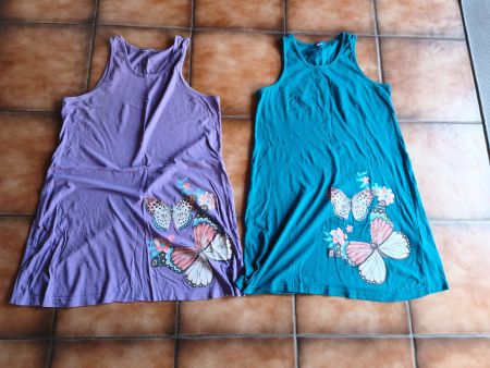 2 x Nachthemd ärmellos 40/42 (Strandkleid)