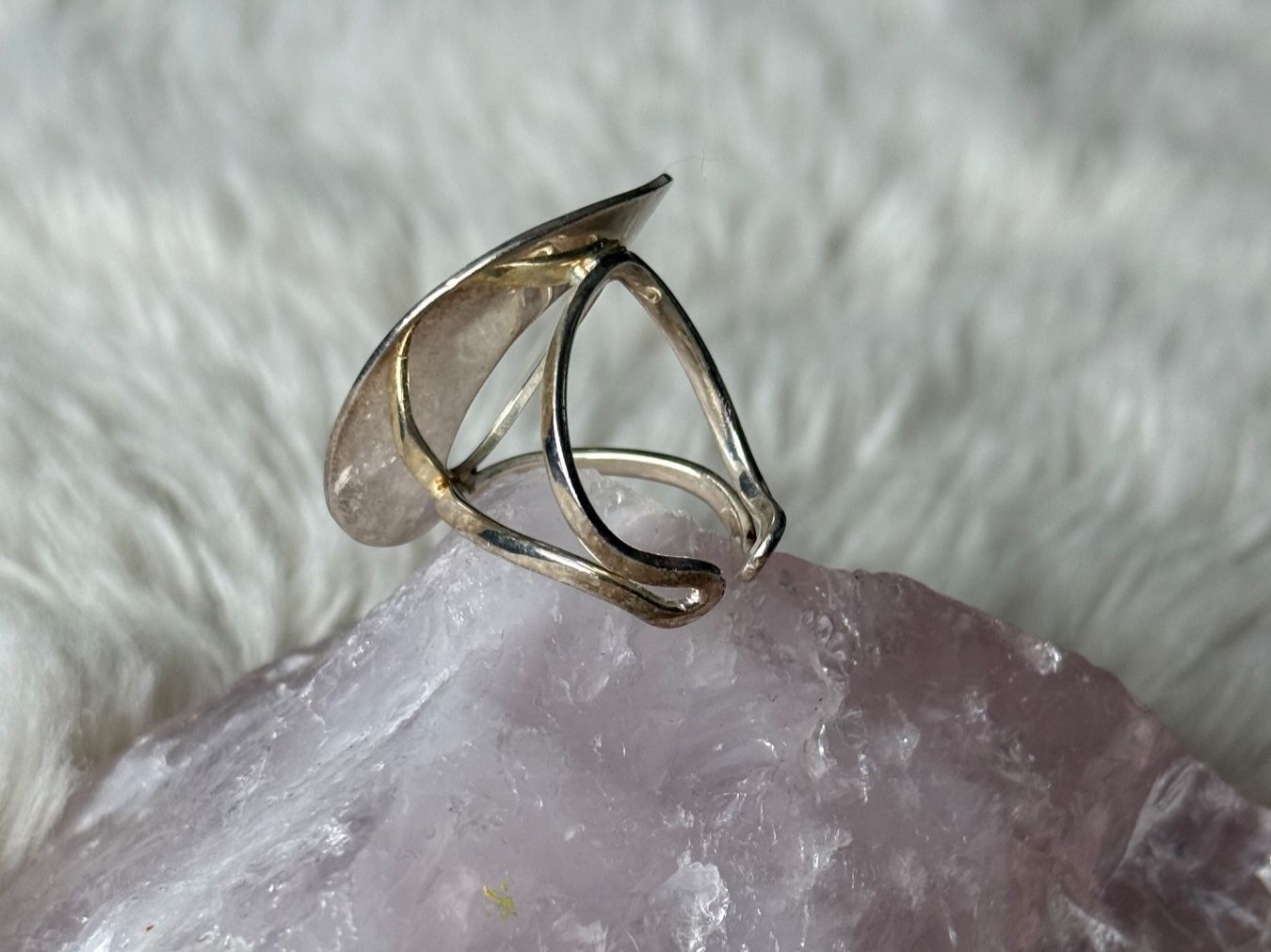 Ringe: Moderner Ring Silber – Gebraucht aus Istighofen von Ringparadies 2