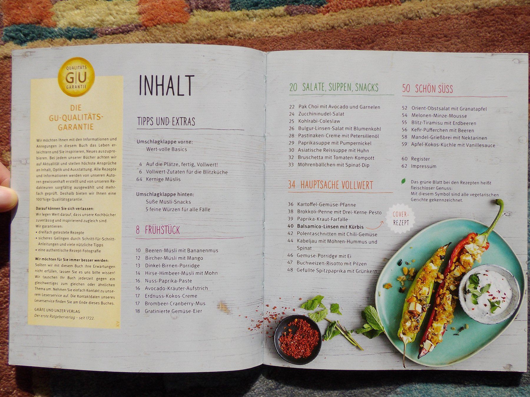Libri: Expresskochen Vollwert - GU Küchenratgeber – Usato da Uster venduto da urs_75by 2