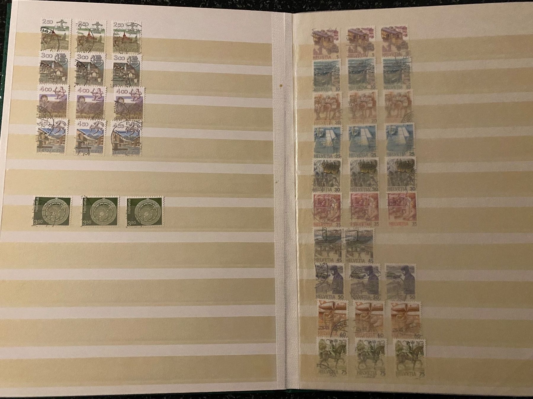 Tutti i francobolli: Briefmarken Album Schweiz – Usato da Bätterkinden venduto da Albera 6