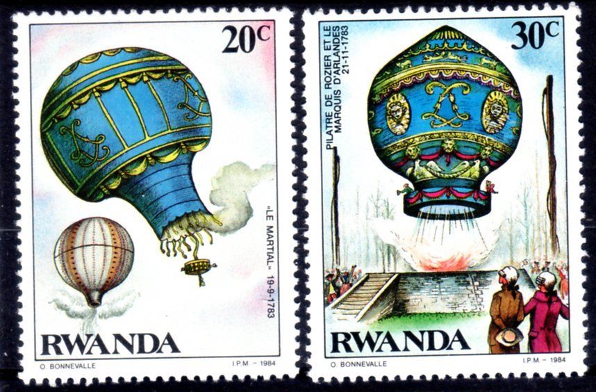 Tutti i francobolli: RWANDA 1984 ERSTE BALLONFAHRT ** POSTFRISCH ** - CA255 – Nuovo (secondo la descrizione) da Losone venduto da EM2019