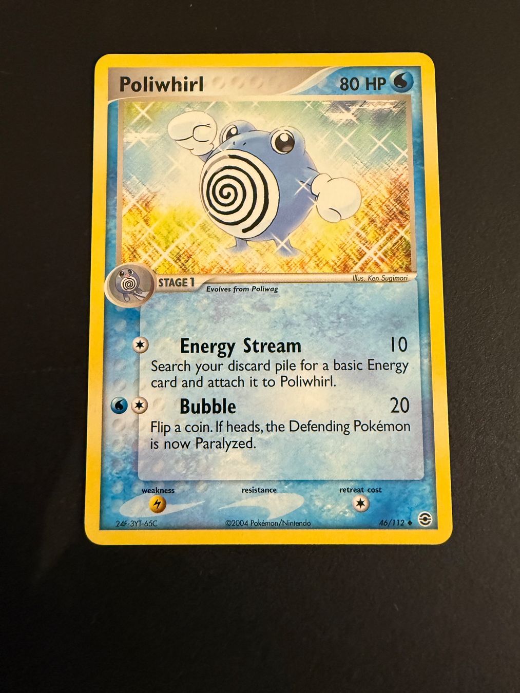 Pokémon Carte collezionabili: Poliwhirl 46/112 EX FireRed & LeafGreen – Usato da Zürich venduto da pokemon_cards