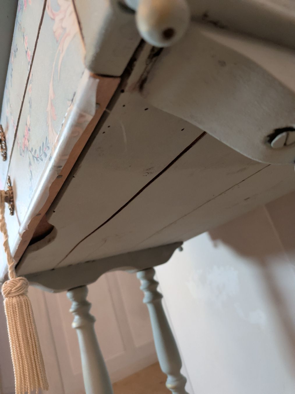 Tavoli: Shabby Chic Tischchen mit 2 Schubladen – Usato da Dietfurt venduto da Subforce1853 7