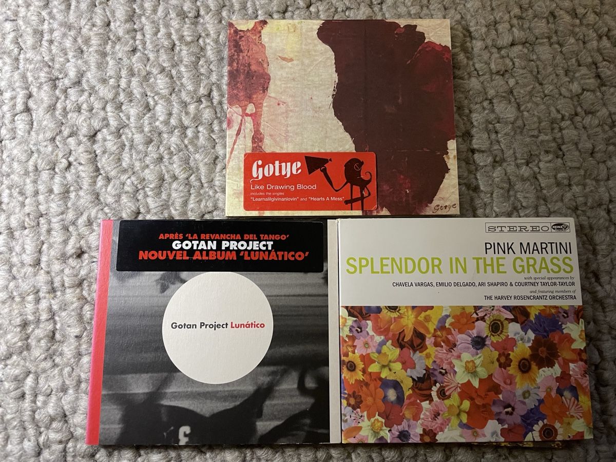 CD: Gotye / Gotan Project / Pink Martini – Usato da Reinach AG venduto da trigger7811