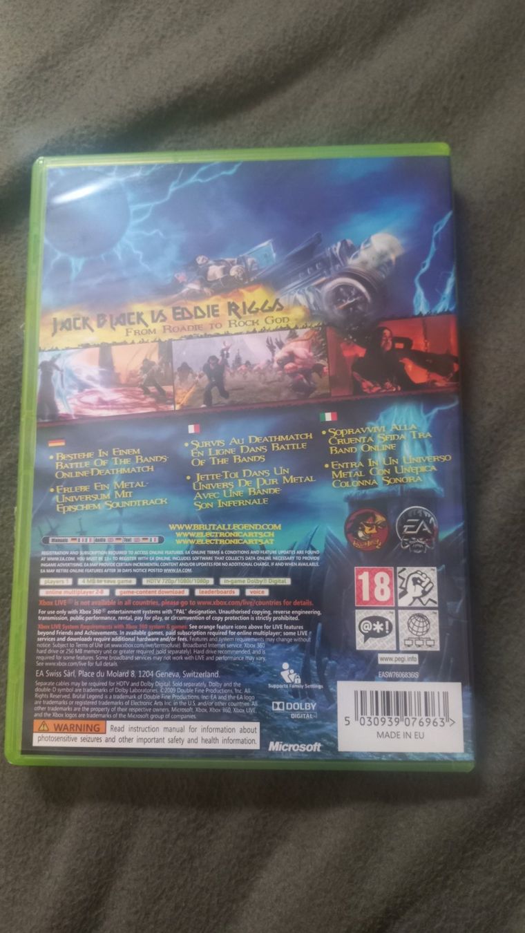 Giochi: Brütal Legend Xbox360 Game – Usato da Olten venduto da Donatello1984 1