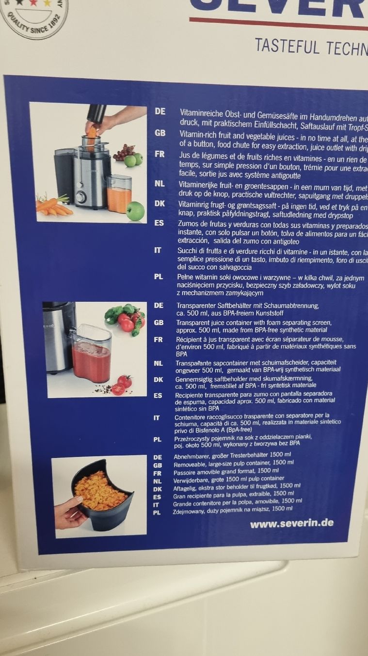 Elettrodomestici da cucina: SEVERIN Entsafter – Nuovo (secondo la descrizione) da Dietikon venduto da maa_7qn2 2