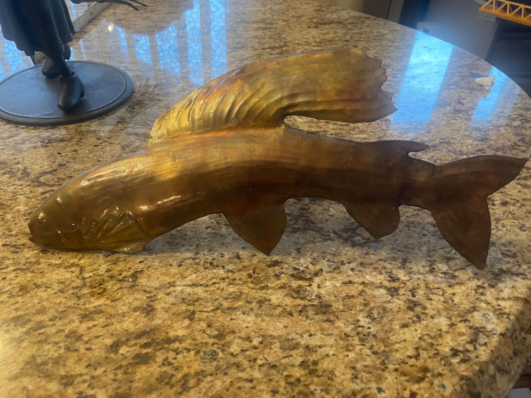 Sculture & Statue: Sculpture Poisson Cuivre – Usato da Vallamand venduto da Bricbracbroc82 7