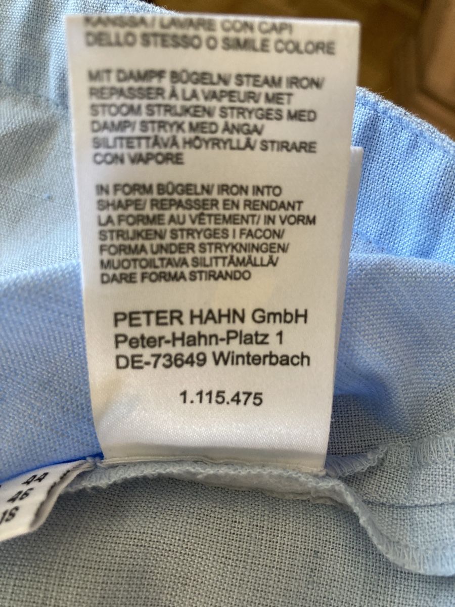 Peter Hahn Camicette: Leinen Bluse/Jacke 44 von Peter Hahn – Usato da Schaffhausen venduto da christamawe 7