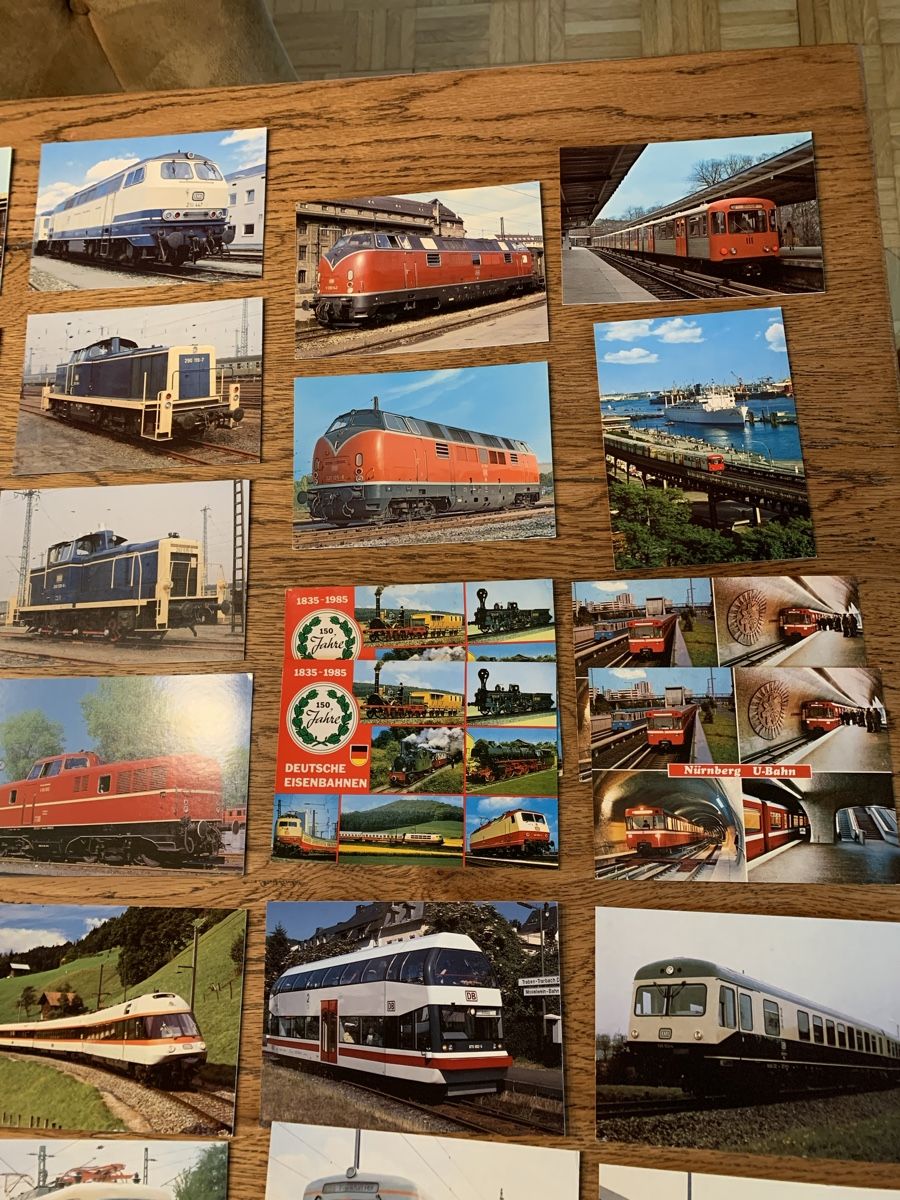 Modelleisenbahnen: Deutsche Diesel - E - Loks, andere, Bilder- Postkarten 33 St – Gebraucht aus Winden von EmilNeu 5