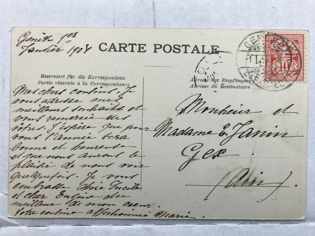 Cartoline postali: Le Pont, von 1908 – Usato da Niederscherli venduto da Lucia16 1