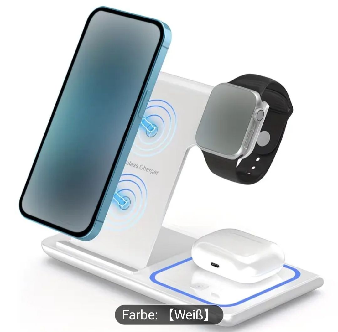 Caricabatterie: 3 in 1 Wireless Charger Ladestation Neue – Nuovo e nell'imballaggio originale da St. Erhard venduto da Lauko123 1