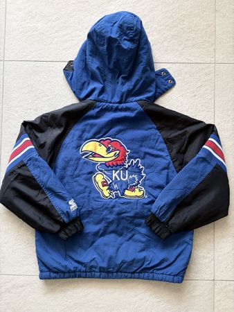 Veste Starter Kansas Jayhawks bleue taille XS