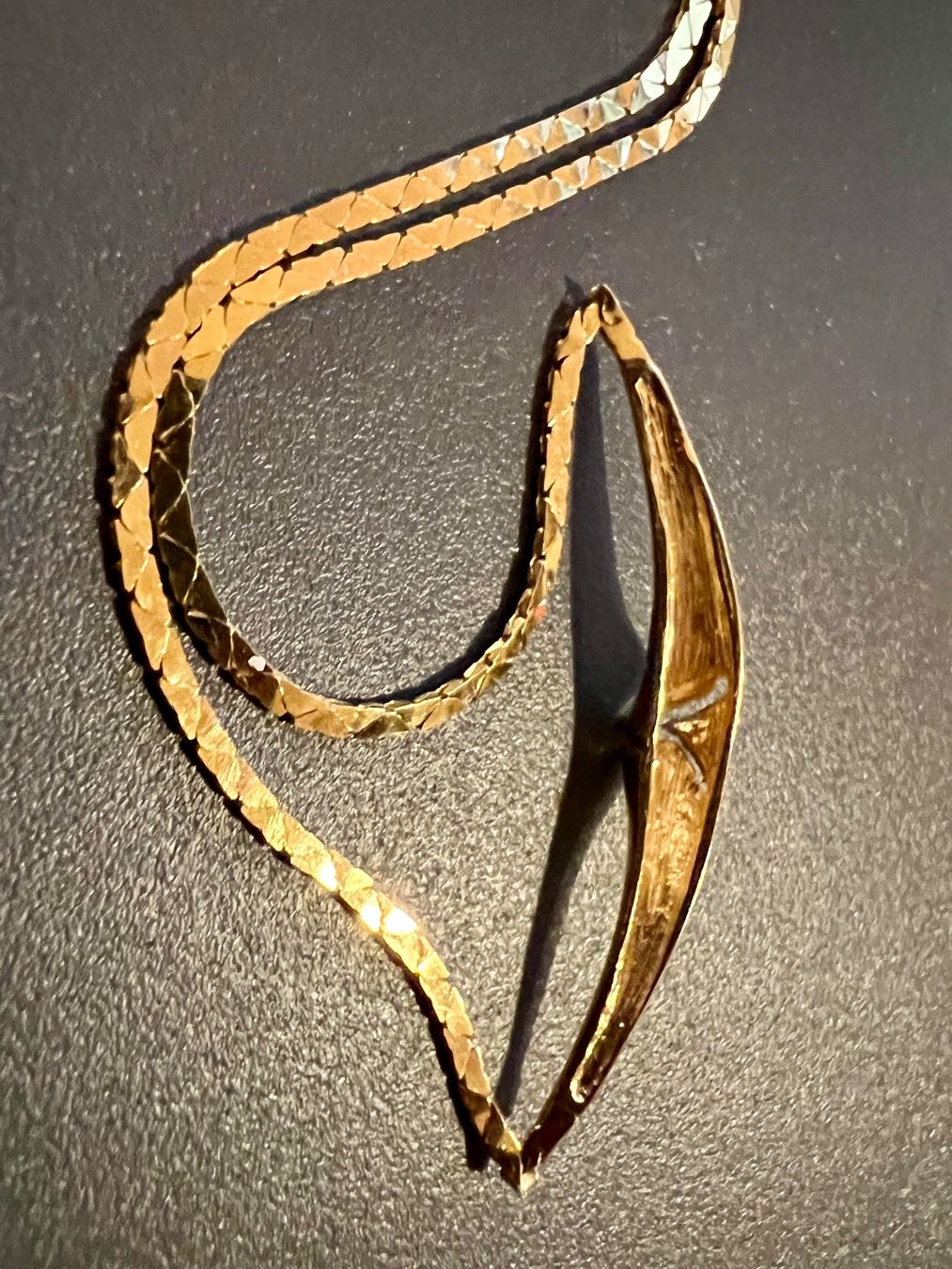 Ketten: Gold-Collier 18K mit Diamant – Gebraucht aus Chur von Penting1935 5