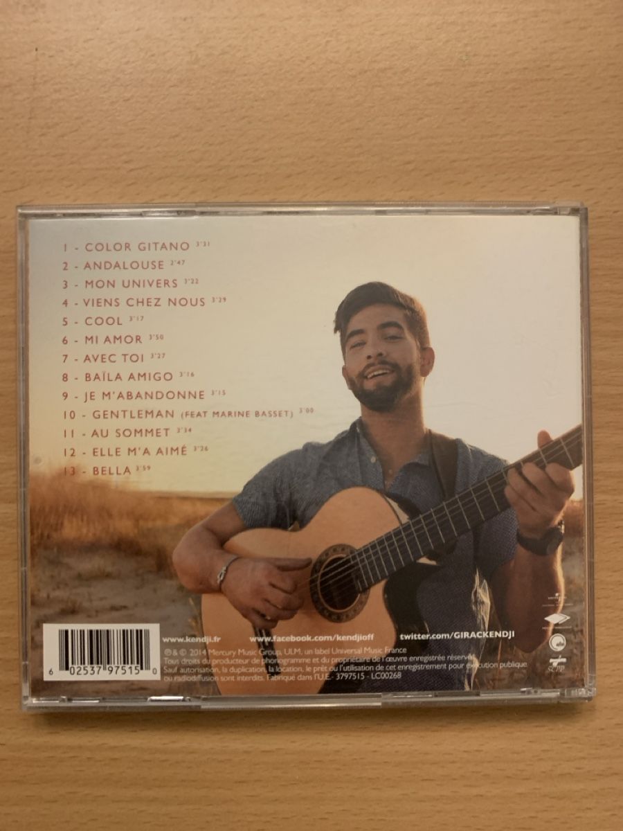 CD: CD Kendji Girac album – Usato da Salavaux venduto da Lune_Diurne 1