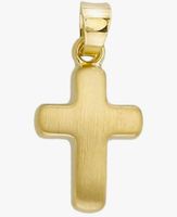 Halskette Kreuz 14k mit Kette s925