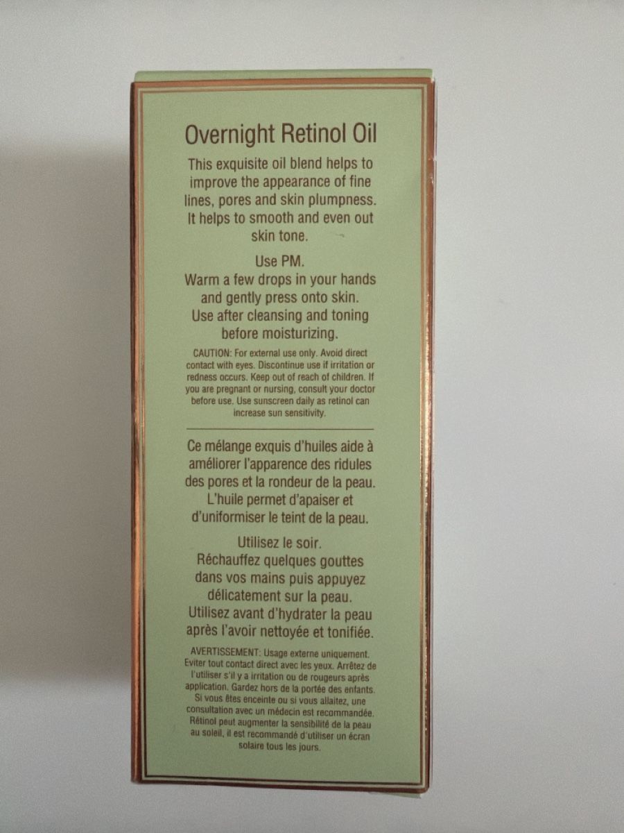 Gesichtspflege: Pixi Overnight Retinol Oil – Neu und originalverpackt aus Rickenbach SZ von Bumblebee_3103 2
