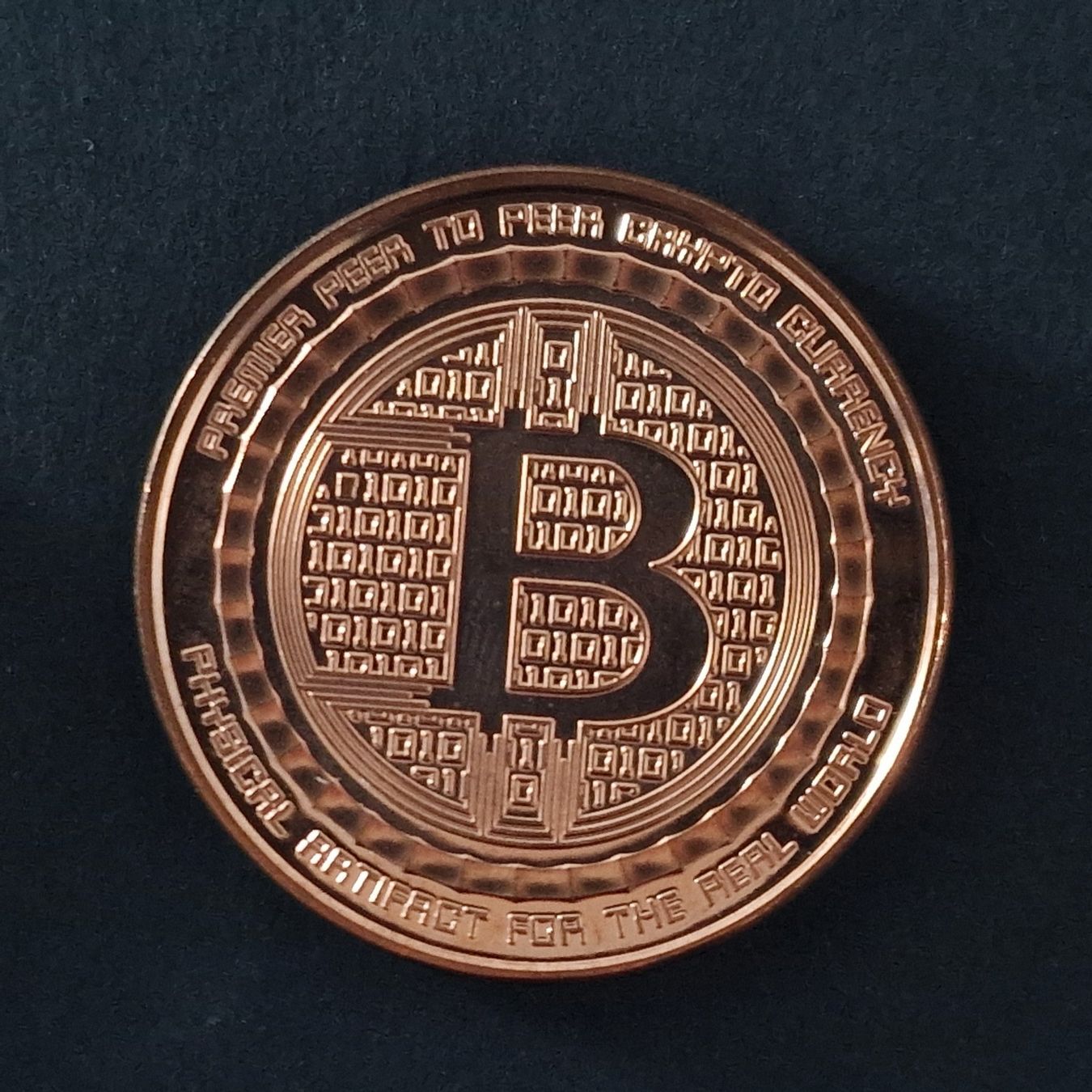 Medaillen: USA 1 Oz .999 Copper, Anonymous Mint Bitcoin – Gebraucht aus Bouveret von psv01 1