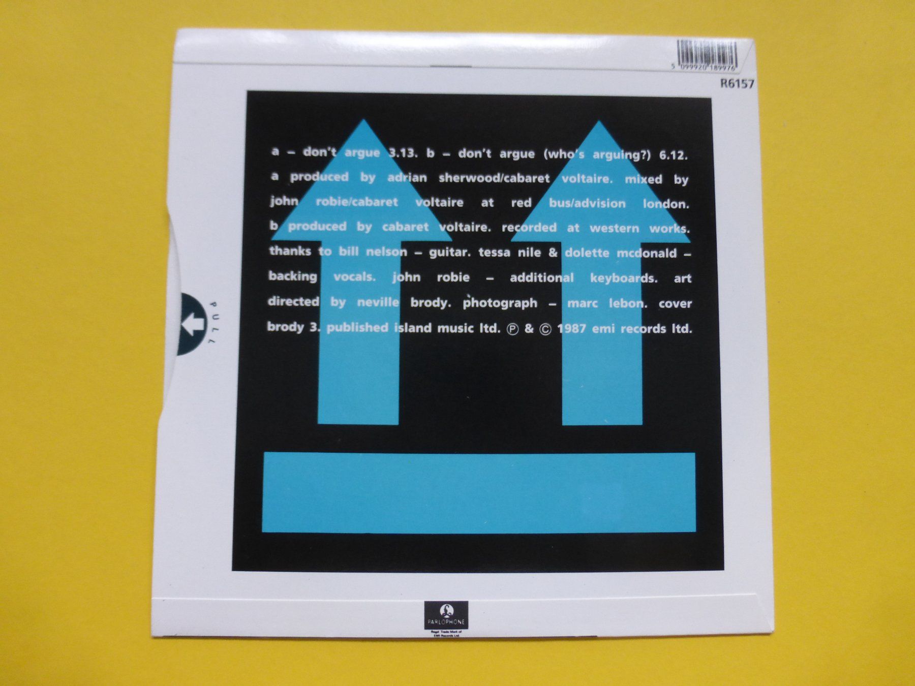 Dischi in vinile: Cabaret Voltaire – Don't Argue – Usato da Zürich venduto da Swiss57 1