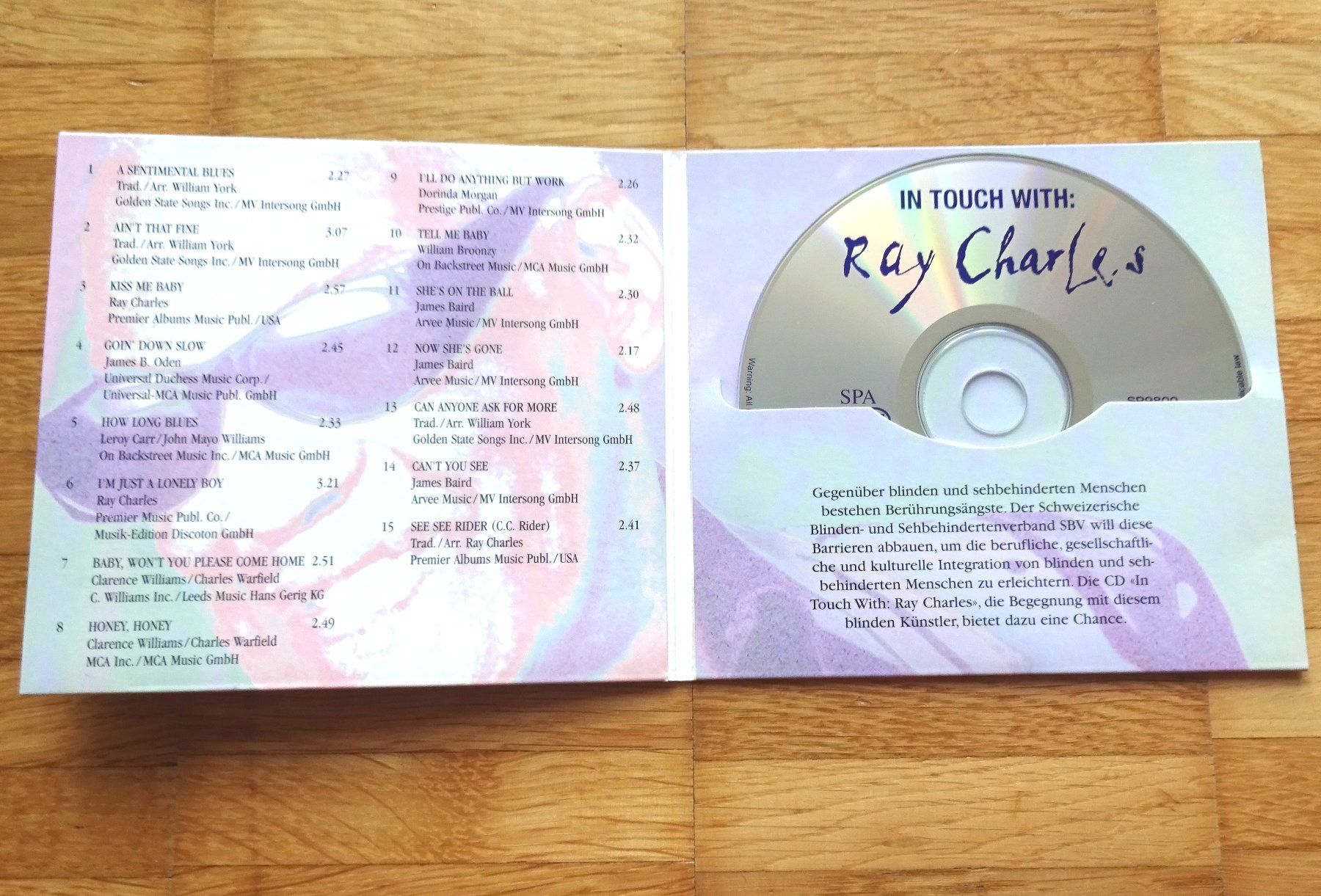 CD: Ray Charles: Nothing But The Blues – Usato da St.Gallen venduto da Paddington11 2