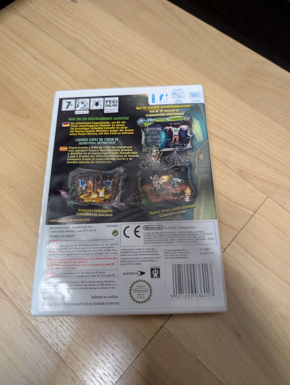 Spiele: Monster lab Nintendo Wii – Gebraucht aus Giubiasco von Ticinerd 1