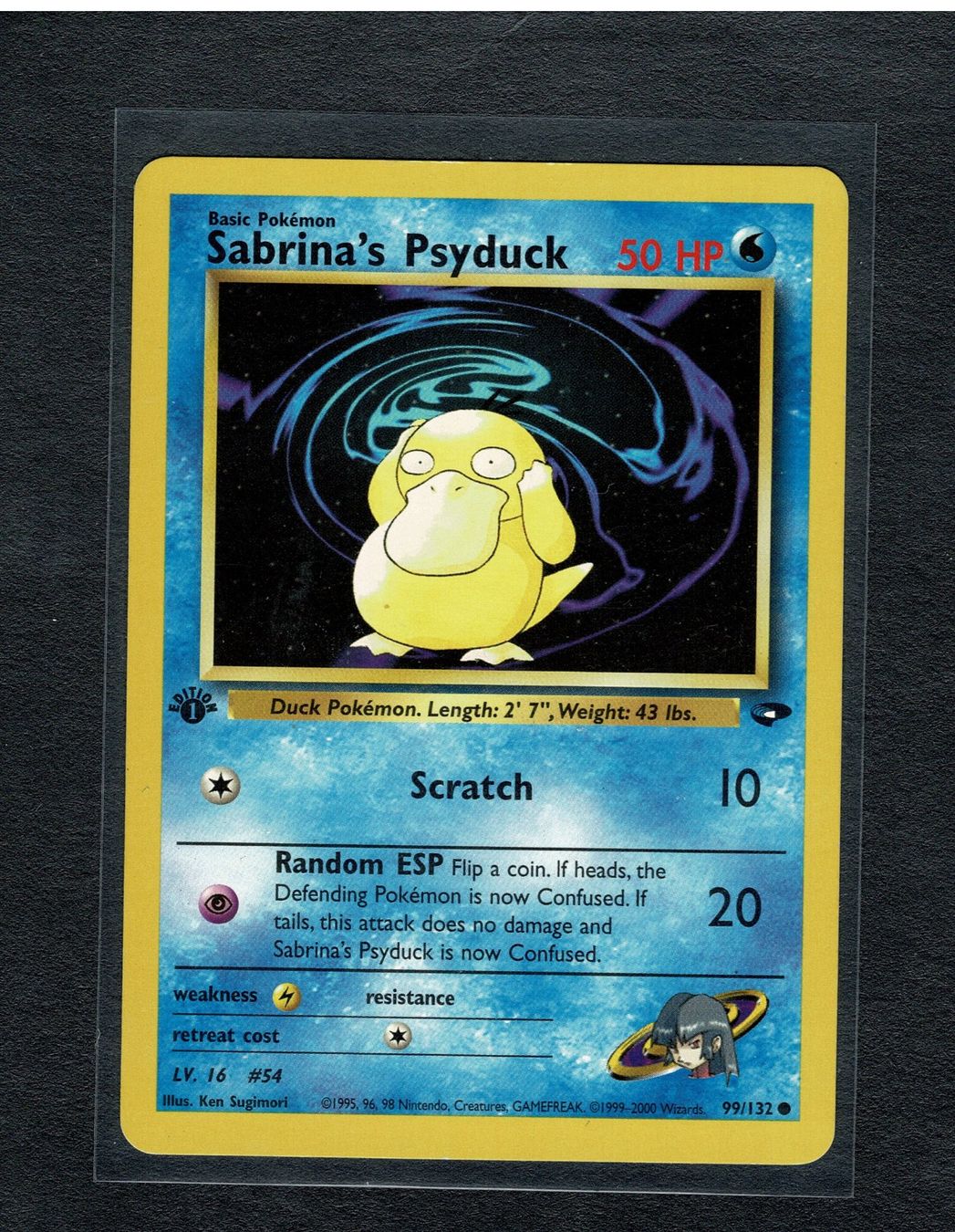 Pokémon Carte collezionabili: Sabrina's Psyduck- 1st Gym Challenge – Usato da Giubiasco venduto da rude01