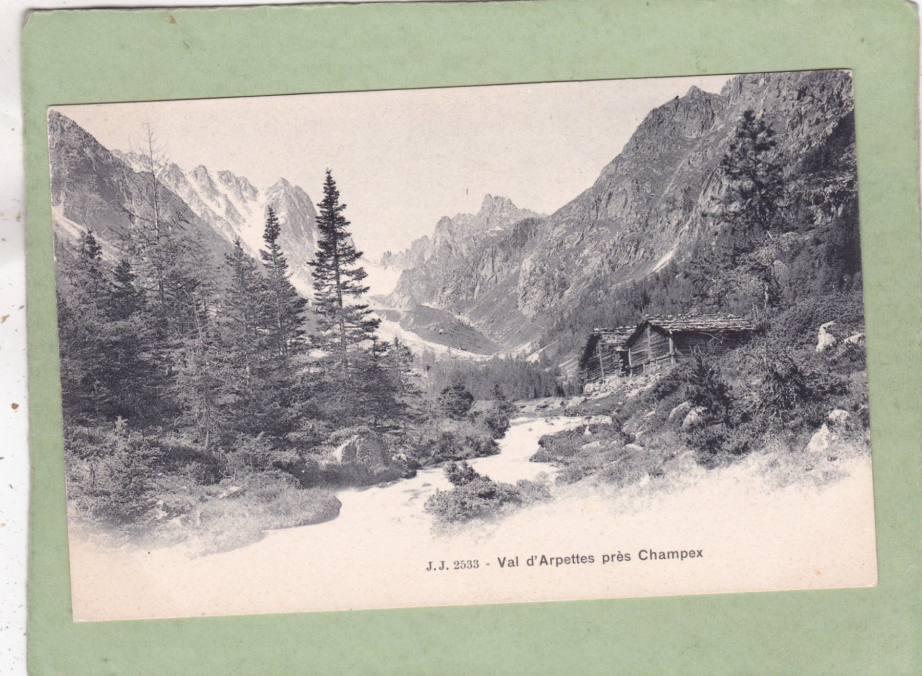 Cartoline postali: Val d' Arpettes près Champex – Usato da Herisau venduto da Lisegrat2008