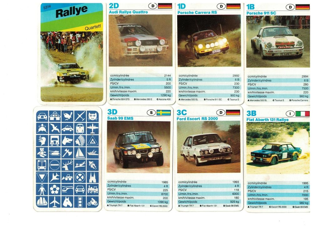 Quartett Rallye Nr. 5314 (Gebraucht) in Rombach für CHF 4 – mit ...