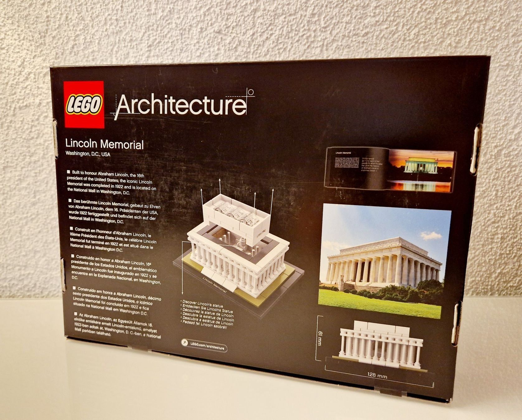 Lego Baukästen: LEGO Architecture 21022 / Lincoln Memorial – Neu und originalverpackt aus Liestal von Disc-Point 1