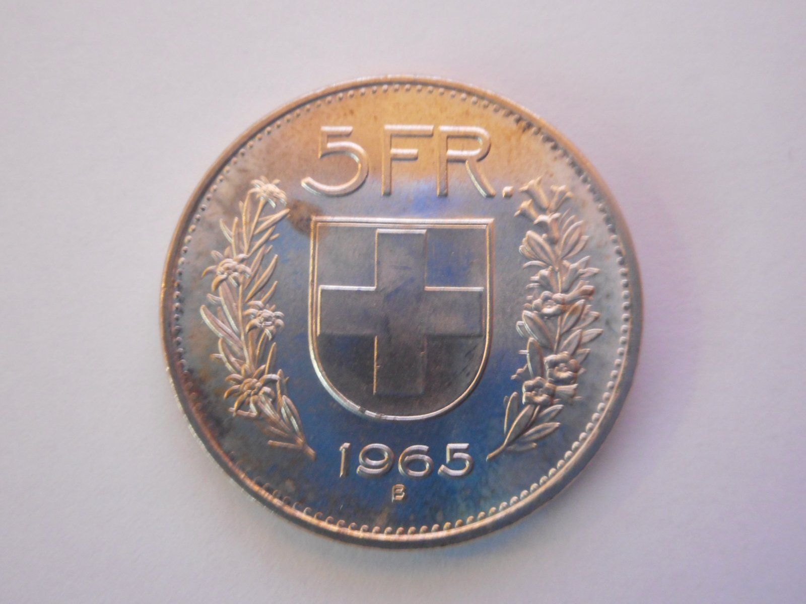 Tutti le monete: 5 Fr. 1965 silber – Usato da Kriegstetten venduto da pizlad2010