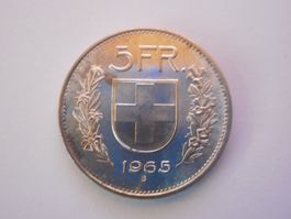 5 Fr. 1965 silber