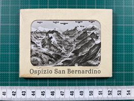 San Bernardino, Ospizio, altes Souvenir Foto Mäppchen
