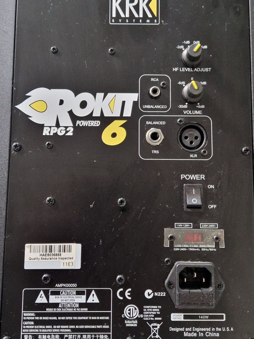 Casse acustiche: KRK Rokit 6 G2 Studio Monitoren (2 Stk) – Usato da Gwatt (Thun) venduto da Hugohabicht101 1
