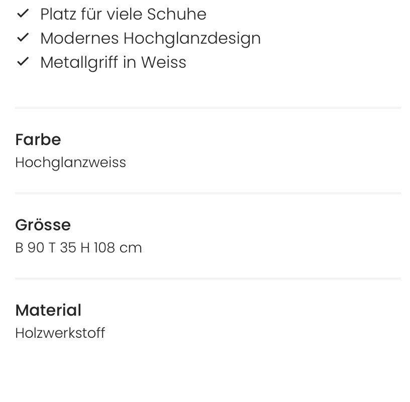 Commodes: Schuhschrank/Gangmöbel – D'occasion à Einsiedeln par hoppelholzer 1
