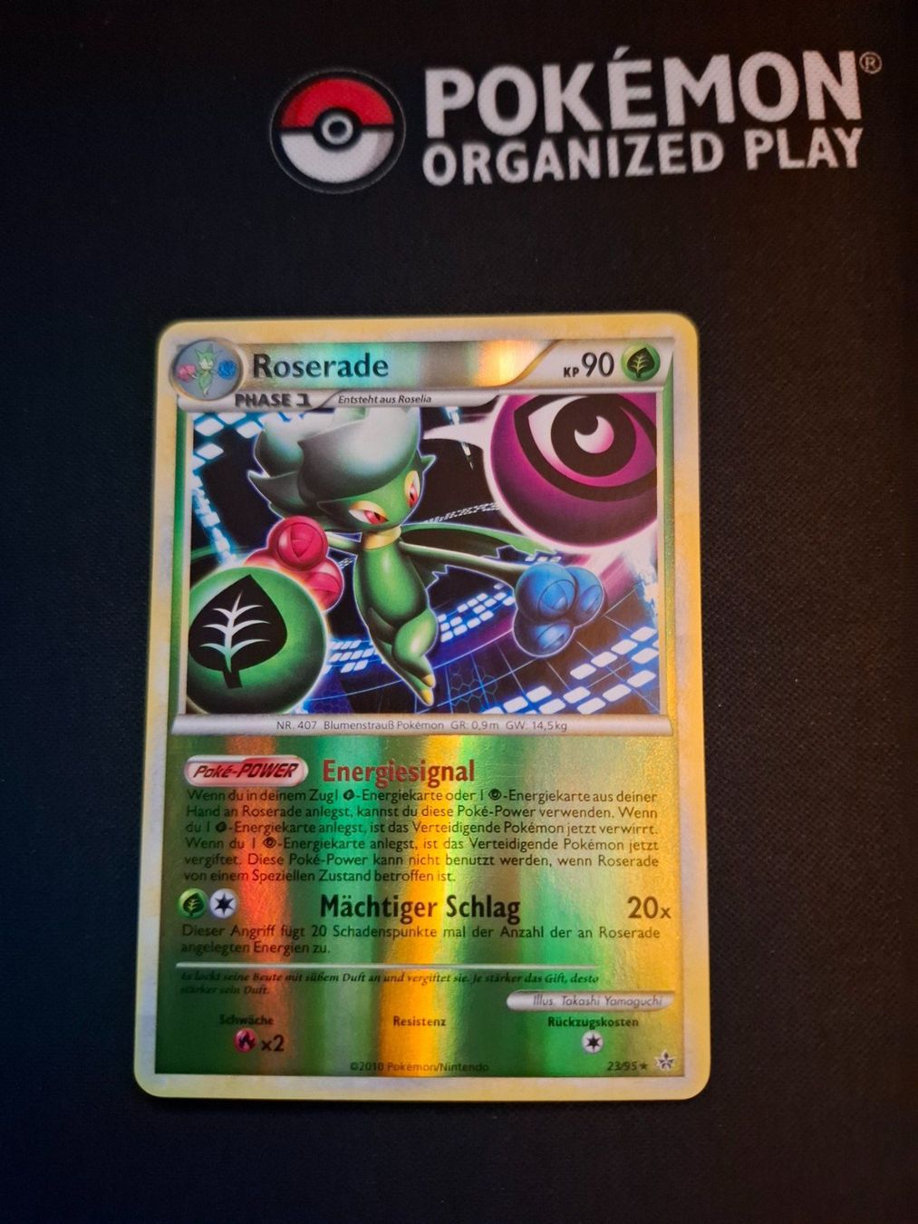 Pokémon Sammelbilder & Trading cards: Pokemon Roserade Reverse 23/95 Entfesselt – Neu (gemäss Beschreibung) aus Gammen von Karbax
