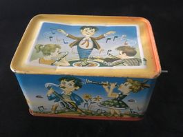 Musikdose, Blechdose, Spieldose, Vintage, Retro