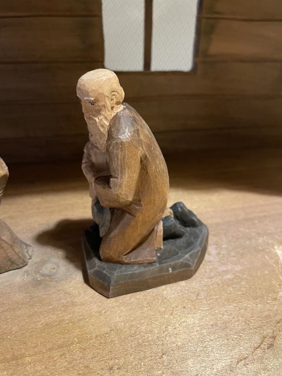 Statuette: Hirte mit Knabe E. Thomann Brienz – Usato da Flawil venduto da Naphtali 3