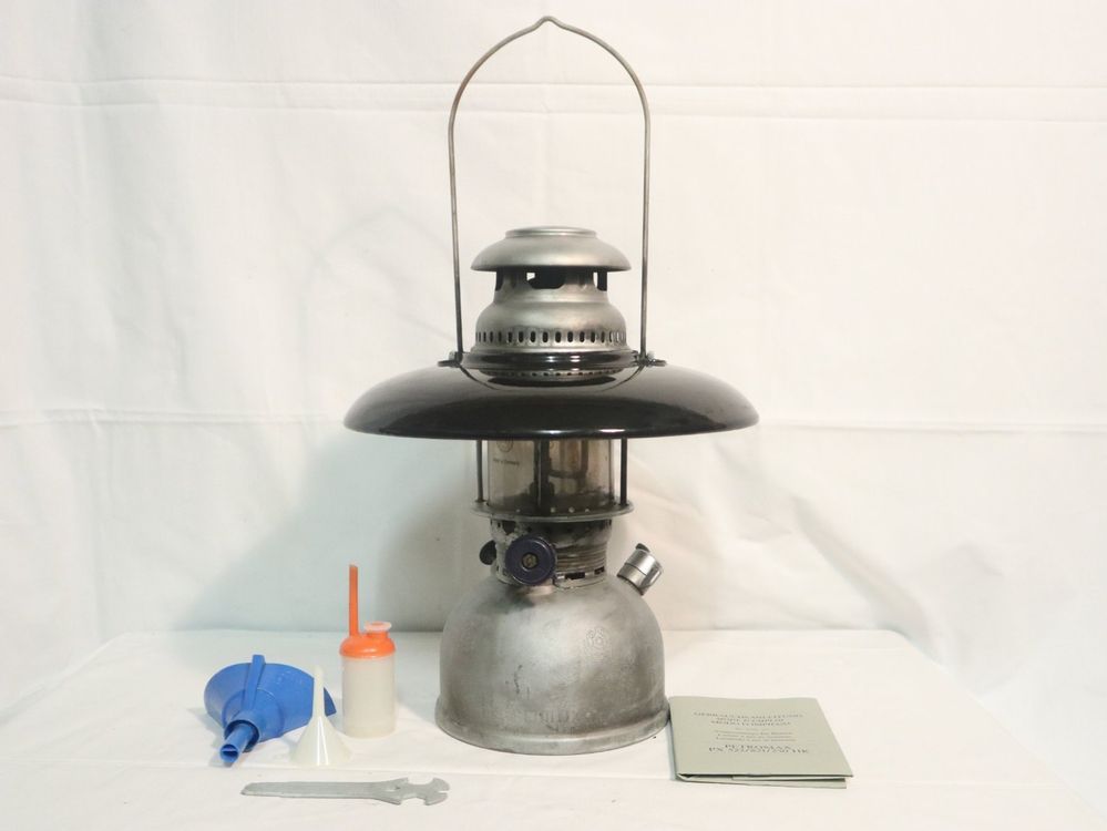 Geniol Automatic 250 CP Messing Starklichtlampe Petromax (Neu (gemäss