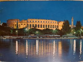 Ansichtskarte Pula Arena Zagreb " Jugoslavia "