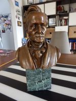 Rare Bronzebüste von RICHARD WAGNER - 1.7 kg - 23 cm...