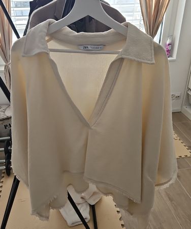 Eleganter Zara Pongo in Creme Gr. M oversized!