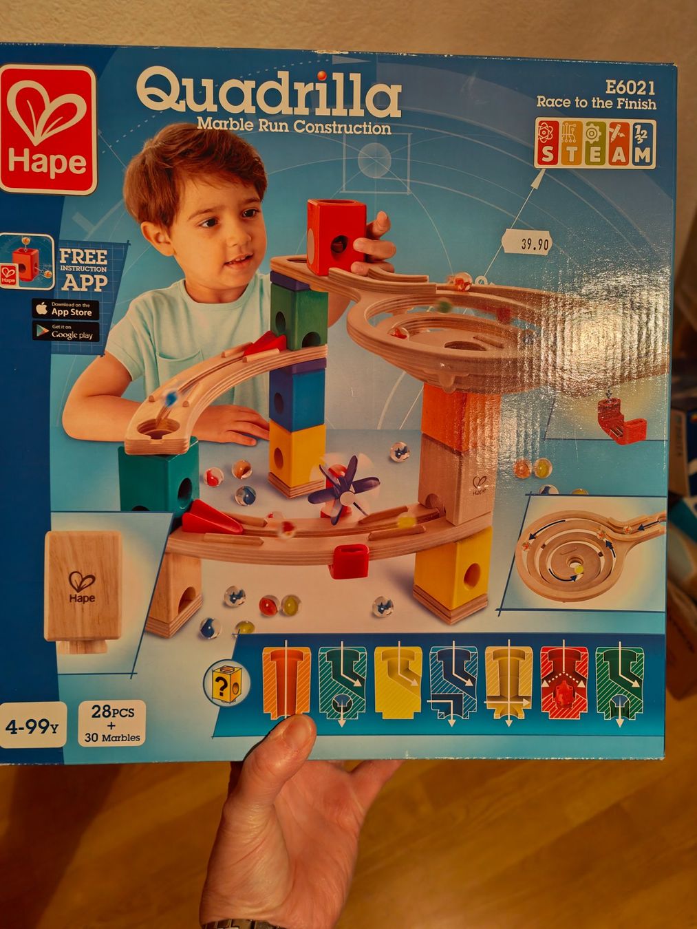 Hape Giocattoli: Hape Quadrilla E6021 - NEU – Nuovo e nell'imballaggio originale da Schöftland venduto da sil_bn9x