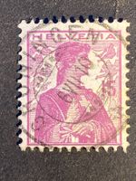 Schweiz 1910 Helvetia 15 Vollstempel GRÜNINGEN 6.VII.10