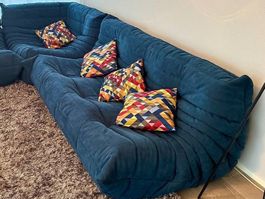 Original Togo Sofa von Ligne Roset - Teppich - Couchtisch