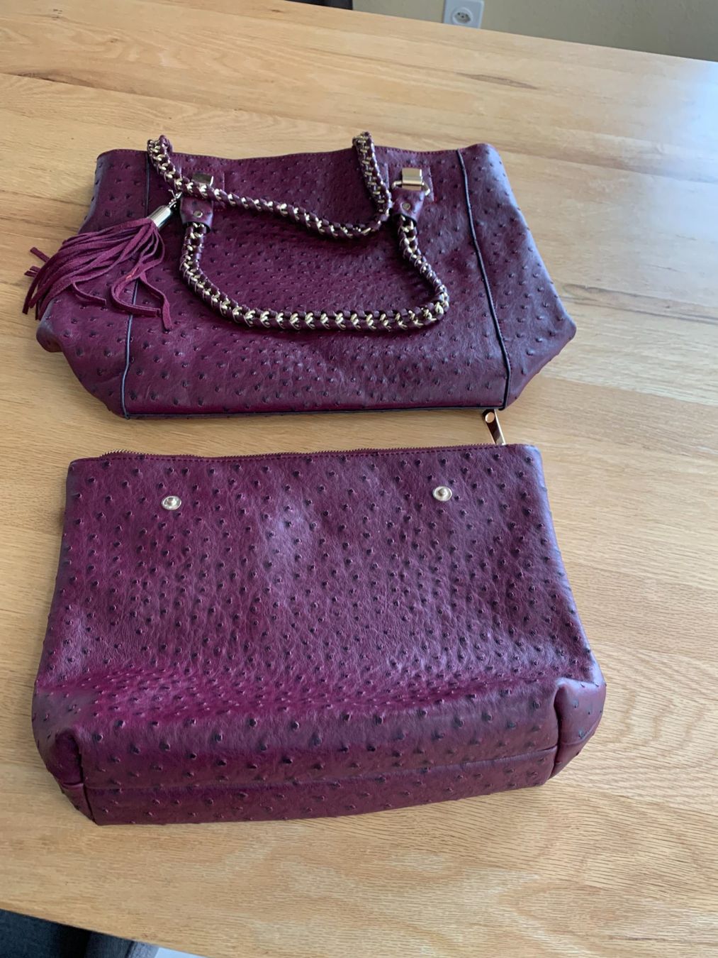 Borse da donna: Umhängetasche mit Innentasche, 2-teilig – Usato da Nendeln venduto da smile020 1