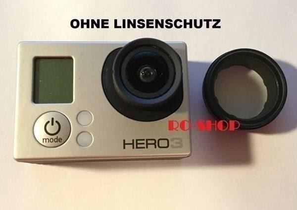 Gopro Action Cam: LINSENSCHUTZ GLAS FRAME FÜR GOPRO HERO 4 – Nuovo e nell'imballaggio originale da Domat/Ems venduto da ro-shop 7