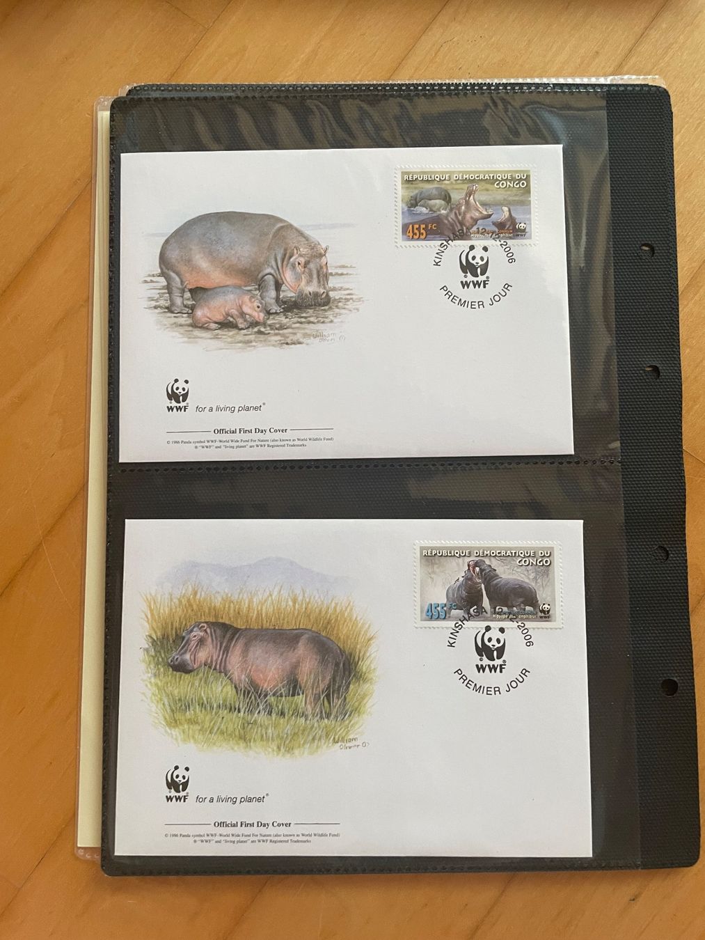 Tutti i francobolli: WWF Set "Das Flusspferd" – Usato da Altdorf UR venduto da mic_z8bj 5