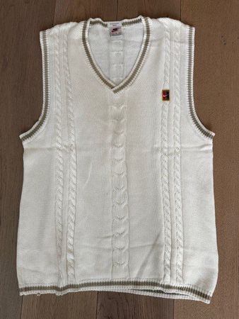 Nike Tennis Weste, Top Zustand, Weiss, Pullunder, Grösse M