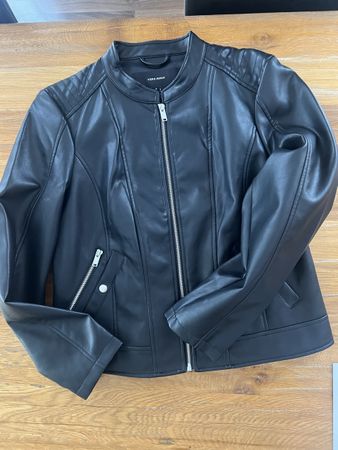 Vero Moda Kunstlederjacke schwarz Grösse L neuwertig