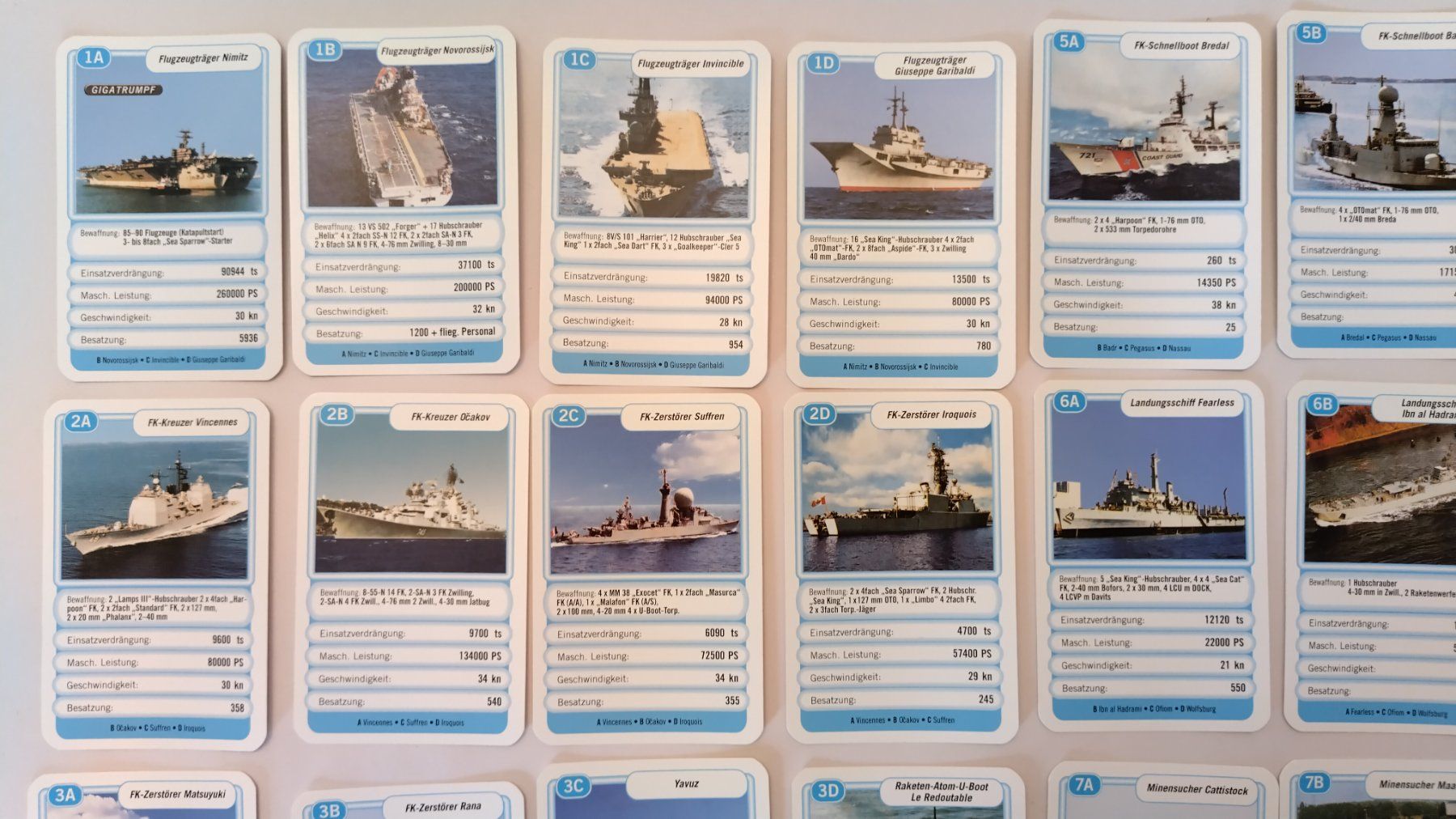 Giochi: Schiffe Quartett - Marine / 32 Karten ab Fr. 4.- – Usato da Bellach venduto da JingleJerry 3