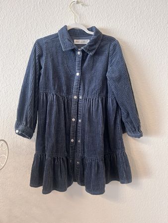 Robe en velours côtelé Zara, taille 110cm, 4-5 ans 👧🏻 49